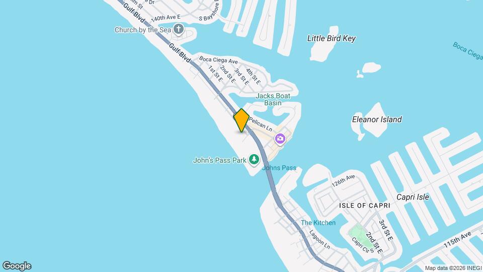 13000 Gulf Ln, Unit Apt 301 Mapa y Detalles de la Ubicación