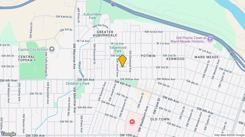 1824 SW Cherokee St Map and Location Details