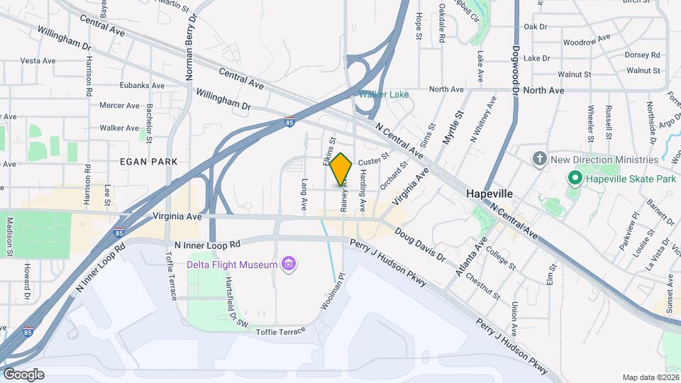 3455 Rainey Ave Map and Location Details