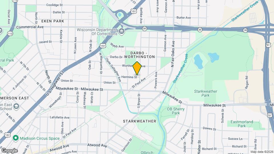 3136 Hermina St Map and Location Details