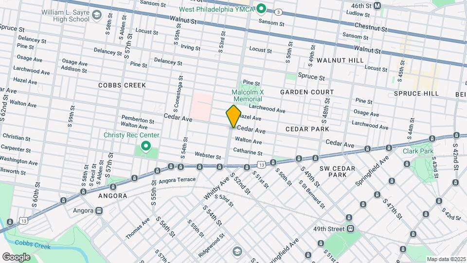 613 S 52nd St Map and Location Details