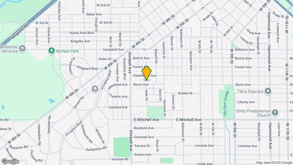 205 Byron Ave Map and Location Details