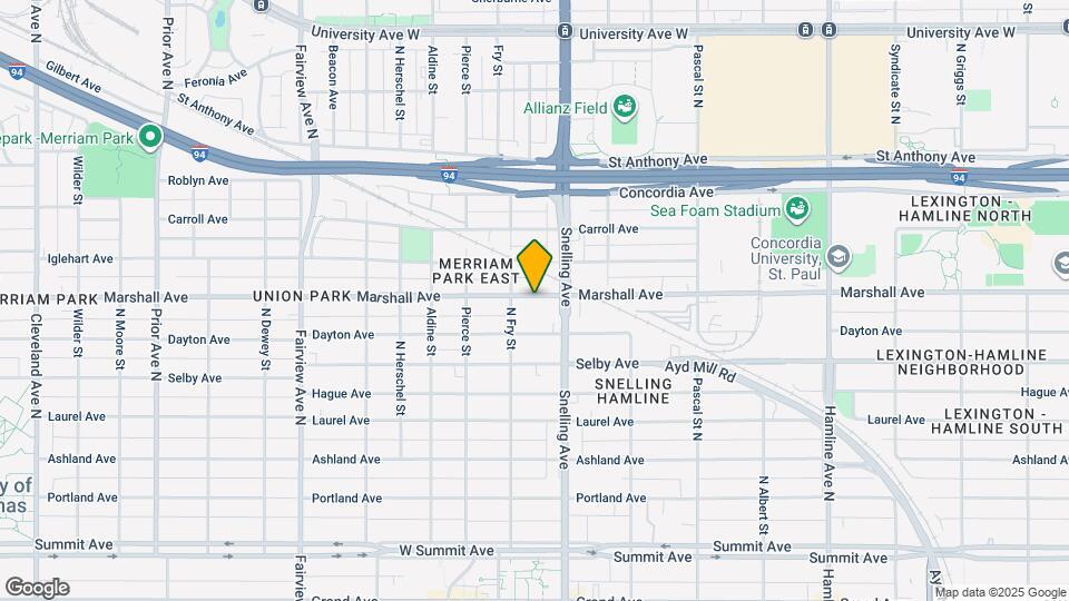 Marshall Avenue Flats Mapa y Detalles de la Ubicación