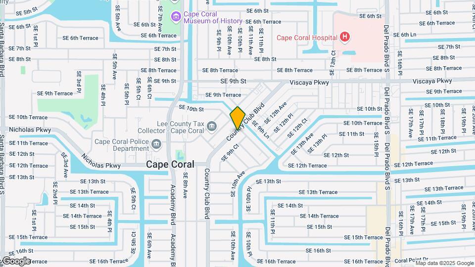 1005-1007 Country Club Blvd Mapa y Detalles de la Ubicación