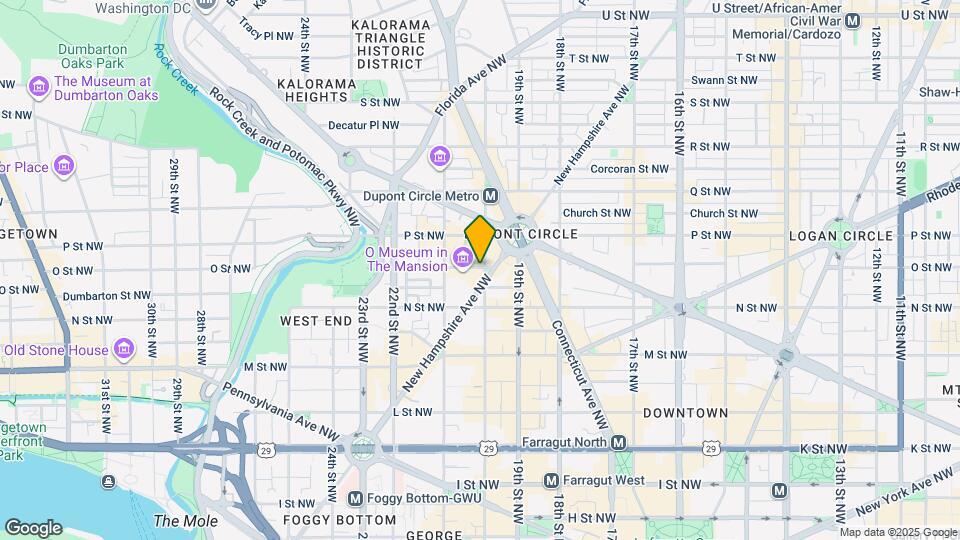 2012 O St NW, Unit 2012 O St NW Dupont West Map and Location Details