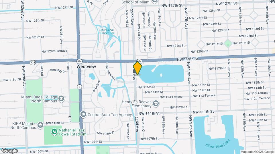 11505 NW 22nd Ave Map and Location Details