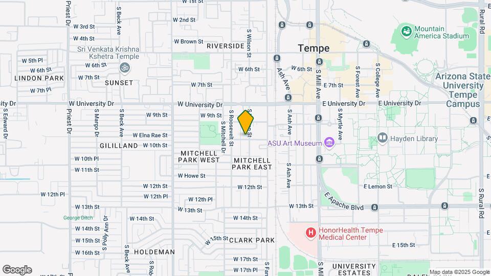 926 S Wilson St Mapa y Detalles de la Ubicación