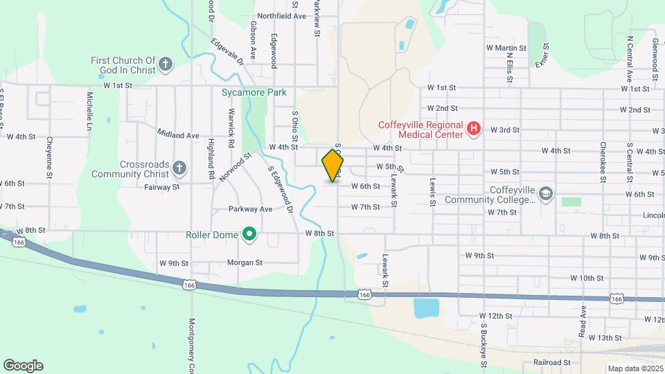 2001 W 6th St Map and Location Details