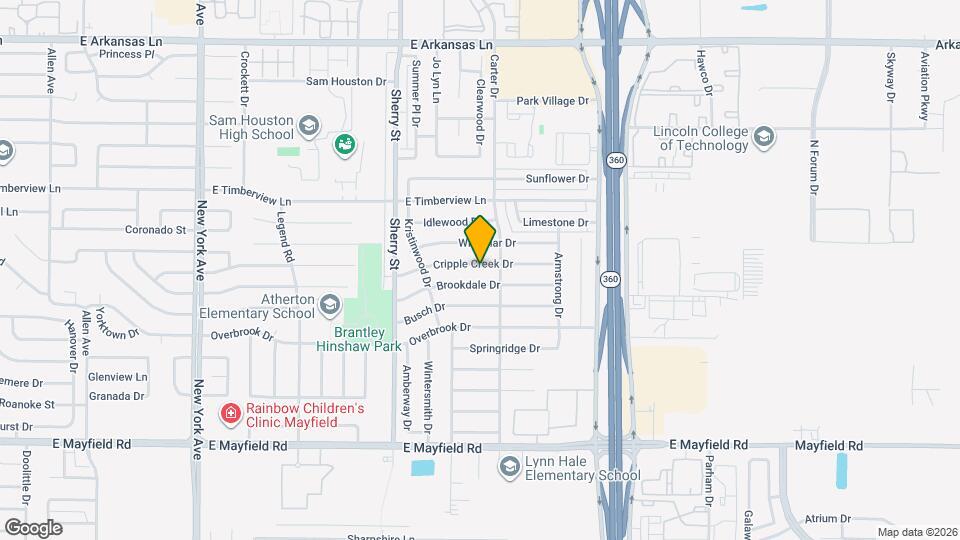 2324 Cripple Creek Dr Map and Location Details