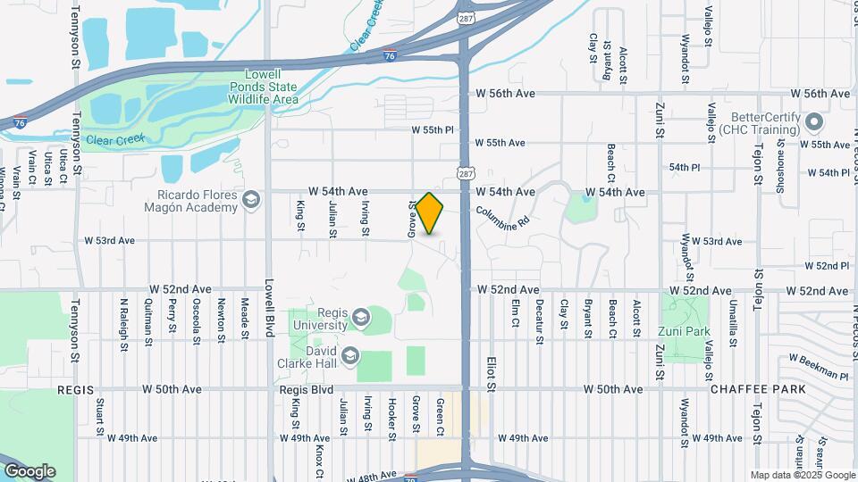 3075 W 53rd Ave Map and Location Details