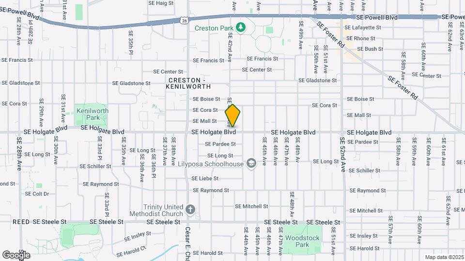 4428-4436 SE 42nd Ave Map and Location Details