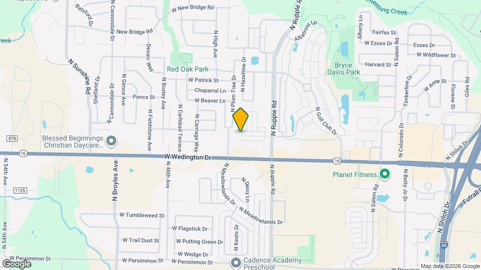 1211 N Sicily Ln Mapa y Detalles de la Ubicación