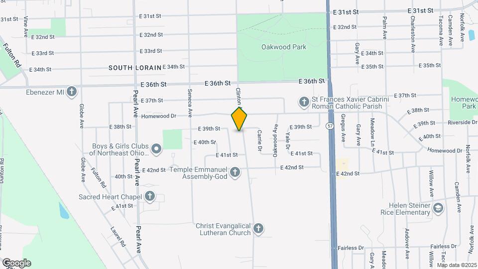 3908 Clinton Ave Map and Location Details