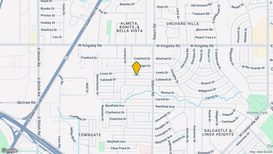 1525 Caldwell Dr Map and Location Details