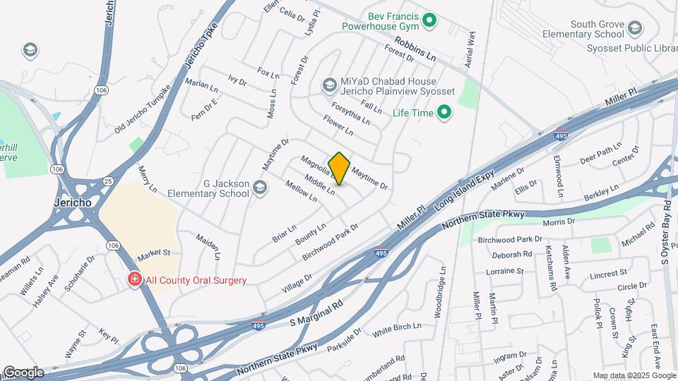 16 Middle Ln Map and Location Details