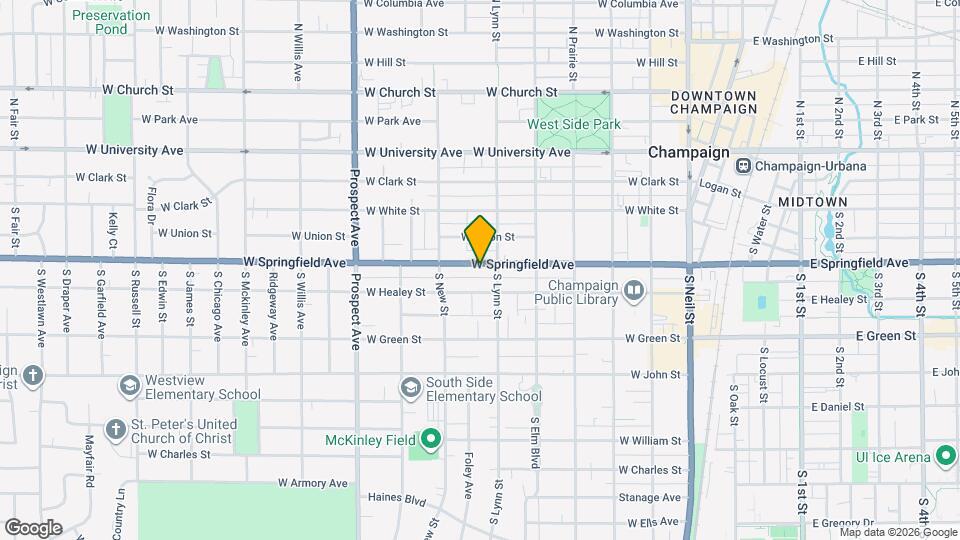 605 W Springfield Ave Map and Location Details