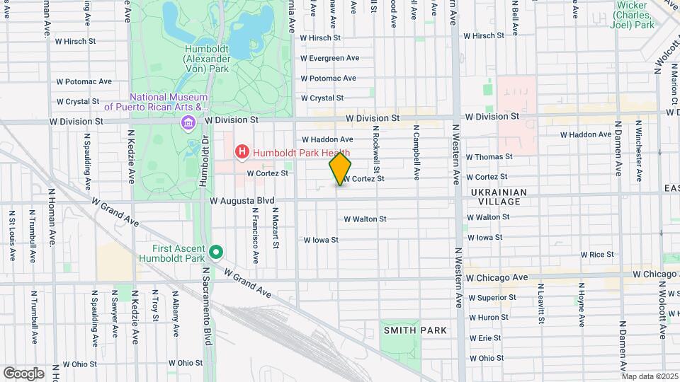 1011 N Washtenaw Ave, Unit 3N Map and Location Details