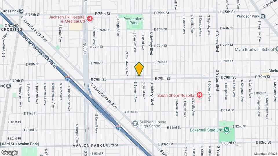 1912 E 79th St Map and Location Details