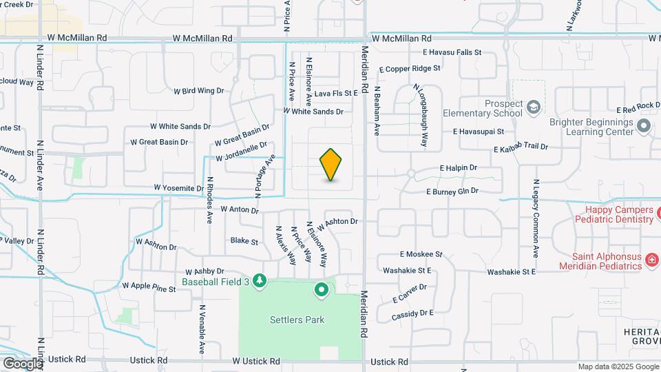 158 W Yosemite St Map and Location Details