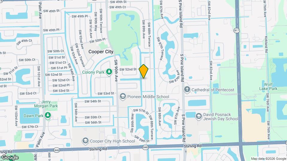 5261 SW 89th Ave Mapa y Detalles de la Ubicación