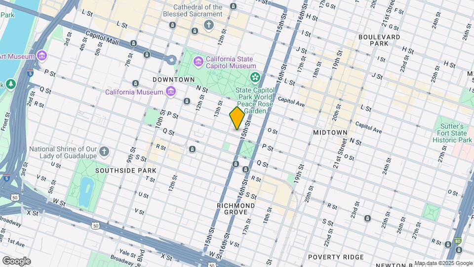 1421 P St Map and Location Details