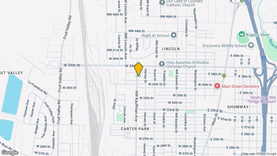 3703 Kauffman Ave Map and Location Details