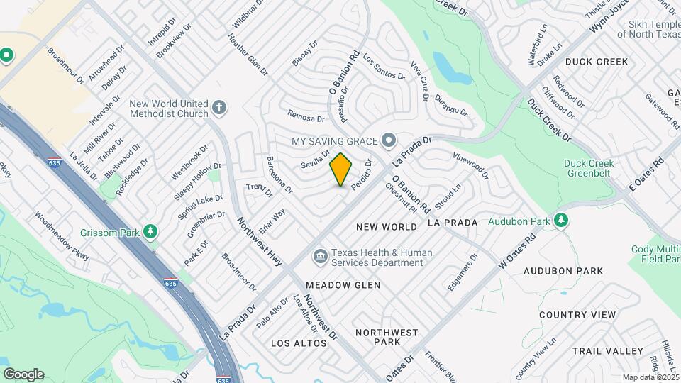 606 Perdido Dr Map and Location Details