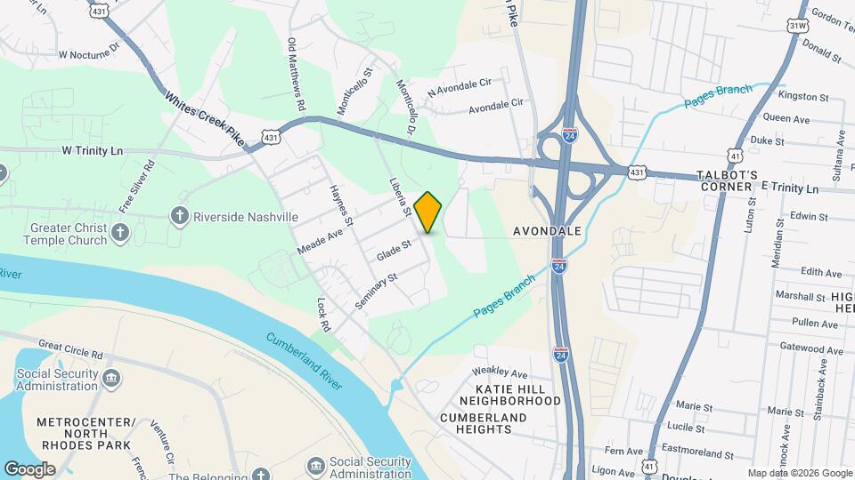 1809 Liberia St Map and Location Details