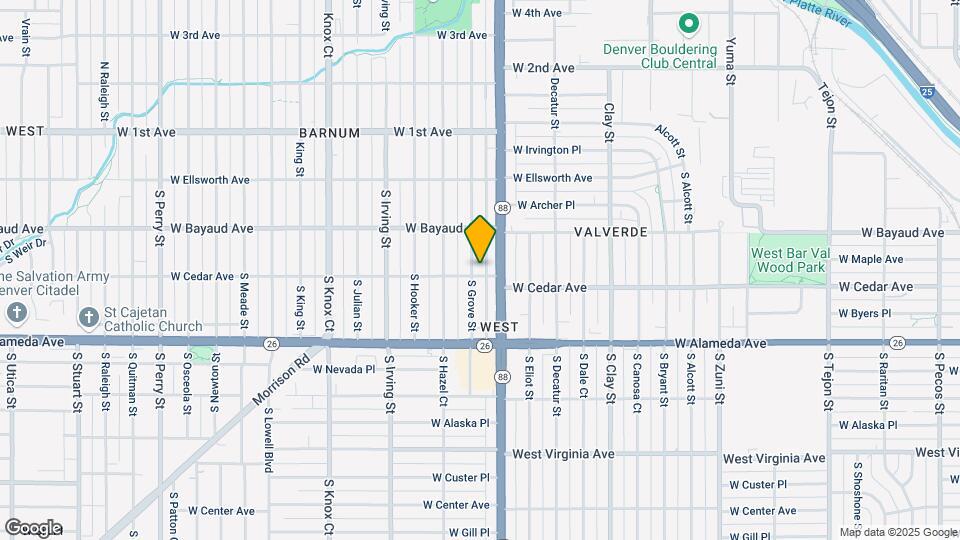 178 S Grove St Mapa y Detalles de la Ubicación