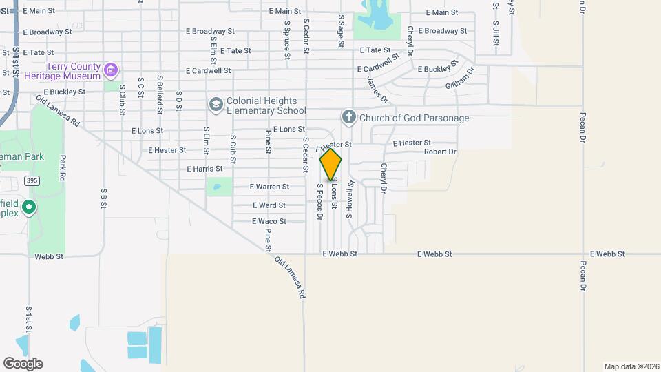 909 S Lons St Map and Location Details