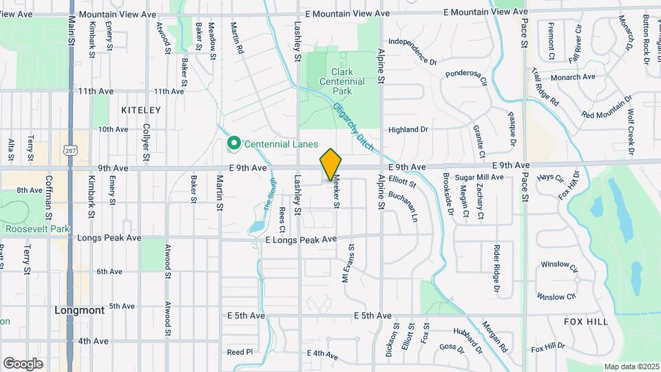 831 Meeker St Map and Location Details