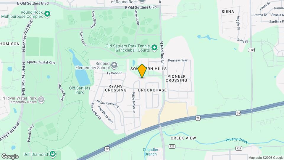 3886 Willie Mays Ln Map and Location Details