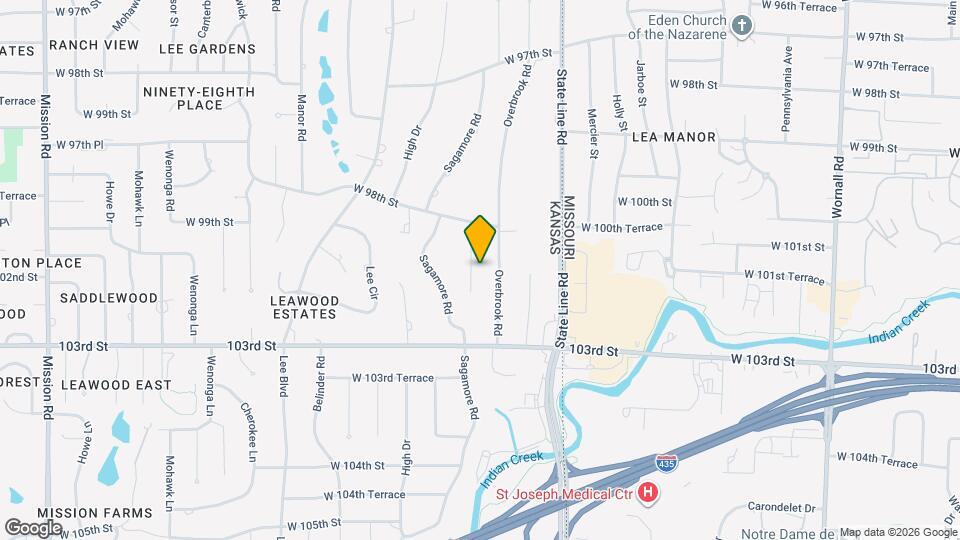 9821 Pembroke Ln Mapa y Detalles de la Ubicación
