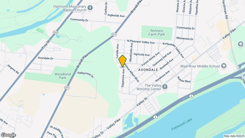 827 Sagamore Ave Mapa y Detalles de la Ubicación