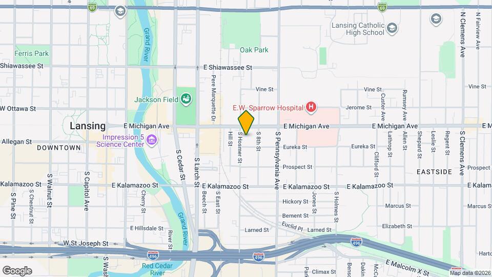 117 S Hosmer St Map and Location Details