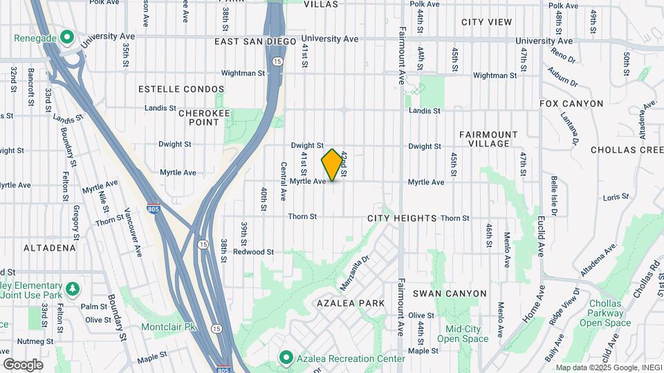 4169 Myrtle Ave, Unit 4171 1 2 Map and Location Details