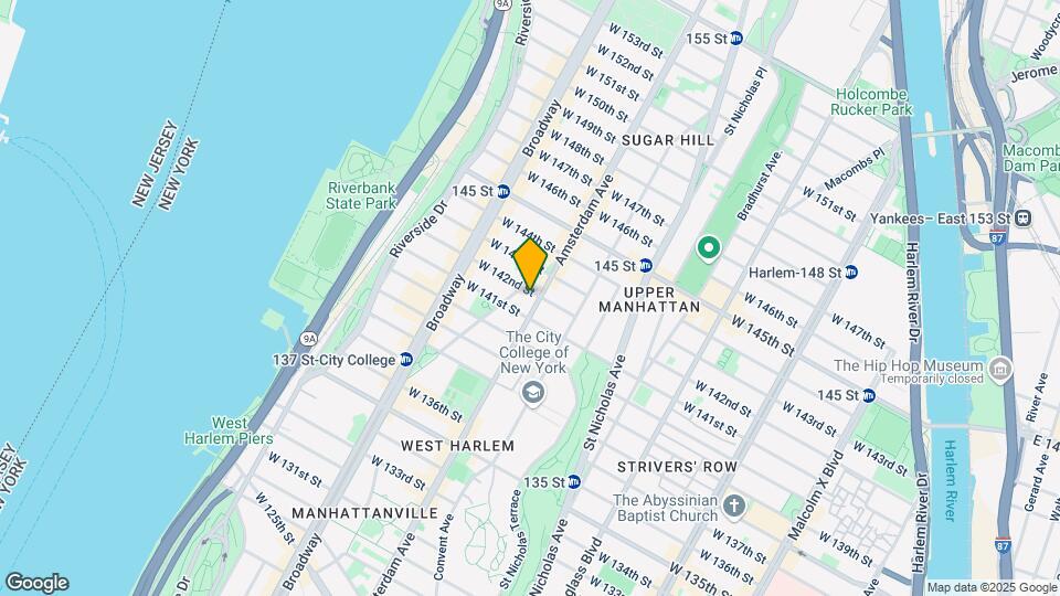 1652 Amsterdam Ave Map and Location Details
