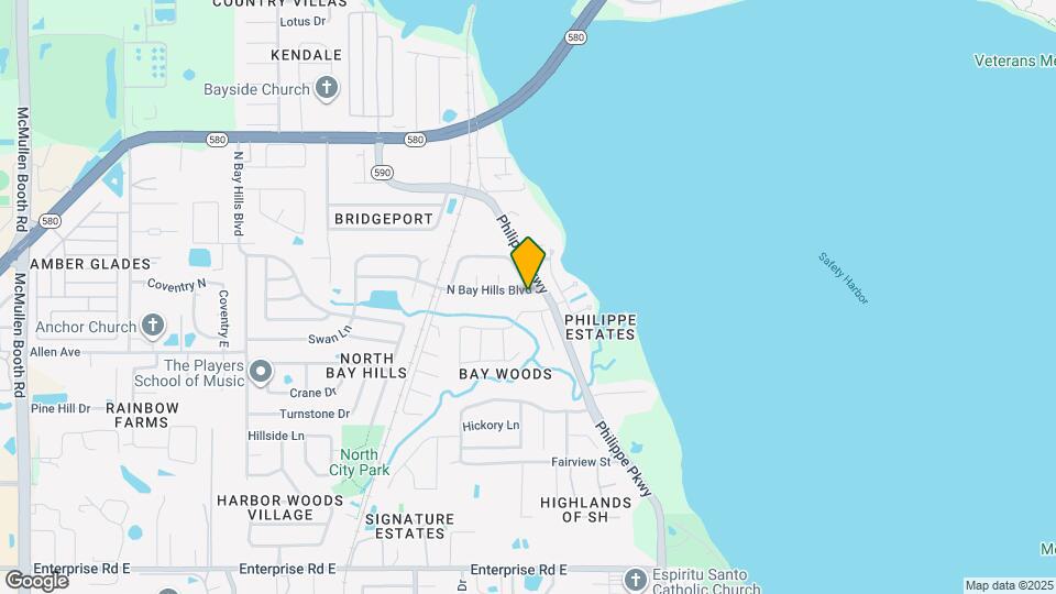 105 N Bay Hills Blvd Mapa y Detalles de la Ubicación