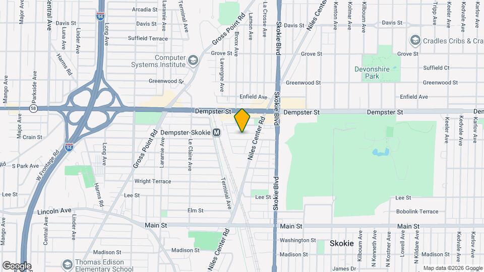 4912 Crain St Map and Location Details