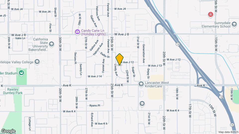 43757 Albeck Ave Map and Location Details