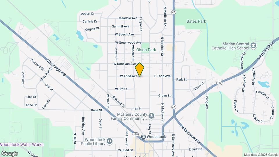 205 W Todd Ave Map and Location Details
