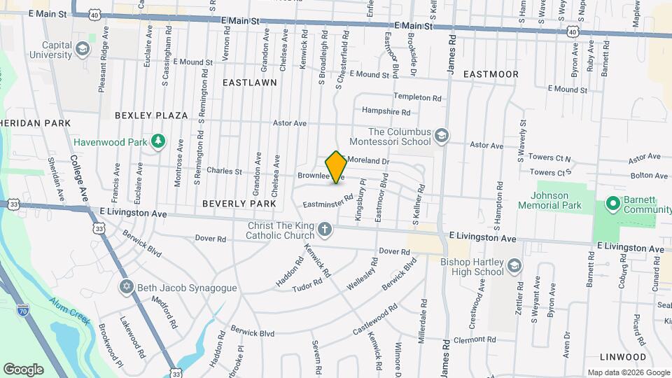 2805 Parkland Pl Mapa y Detalles de la Ubicación