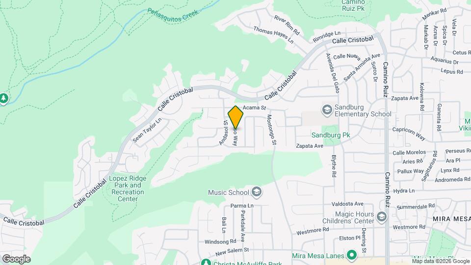 11151 Acaso Way Map and Location Details