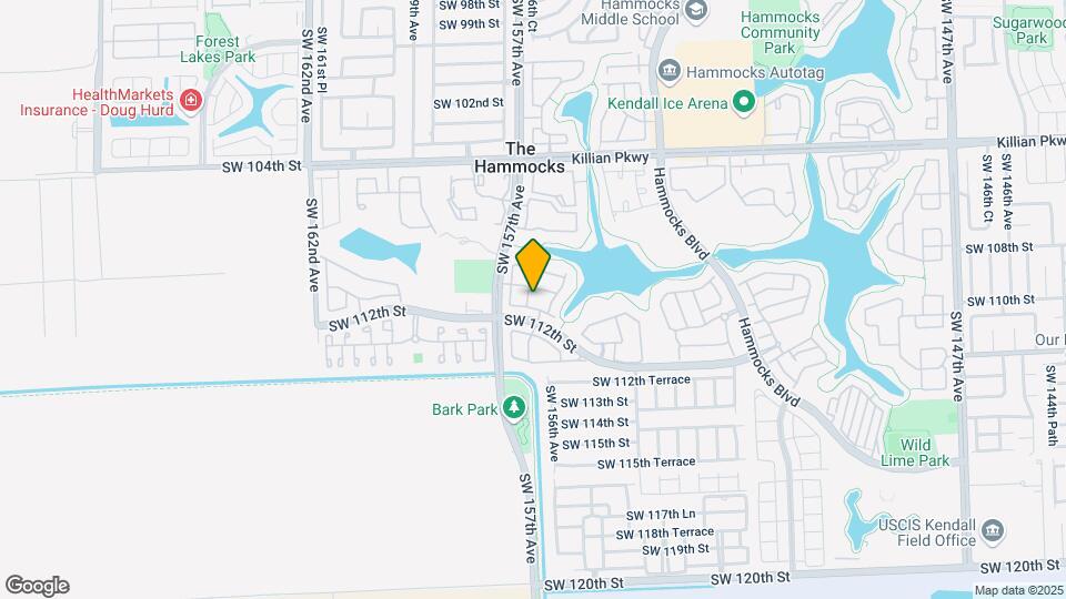 11113 SW 156th Ct-Unit -0 Map and Location Details