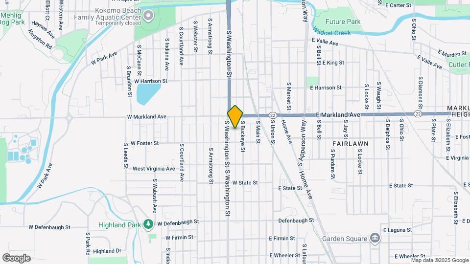 1015 N Lafountain St Map and Location Details