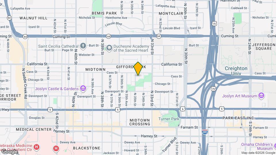 343 N 35th St Map and Location Details