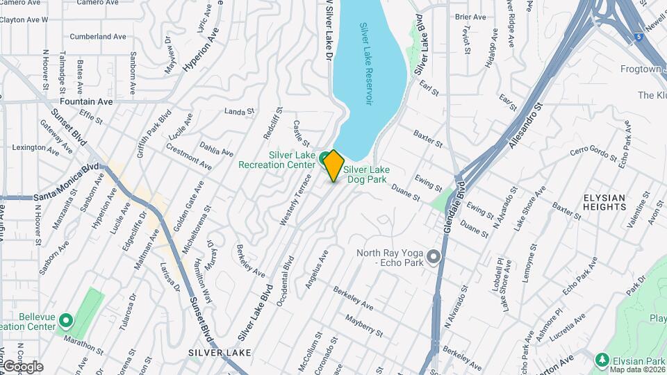 1826 Silver Lake Blvd, Unit B Map and Location Details