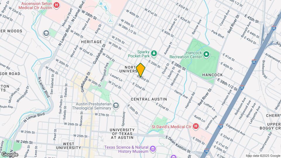 301 E 33rd St Map and Location Details