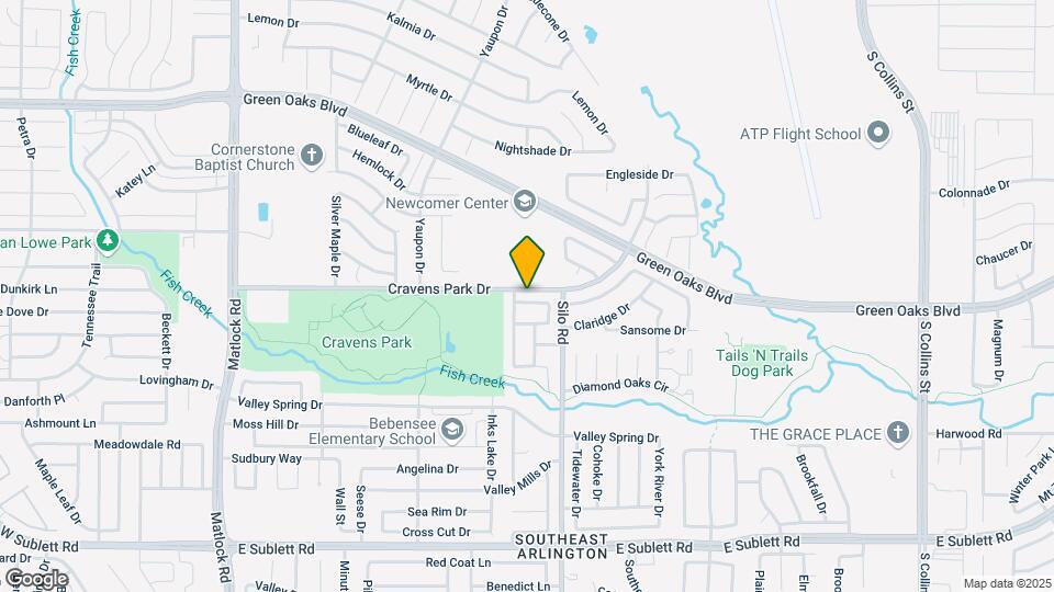 605 Oakland Hills Dr Map and Location Details