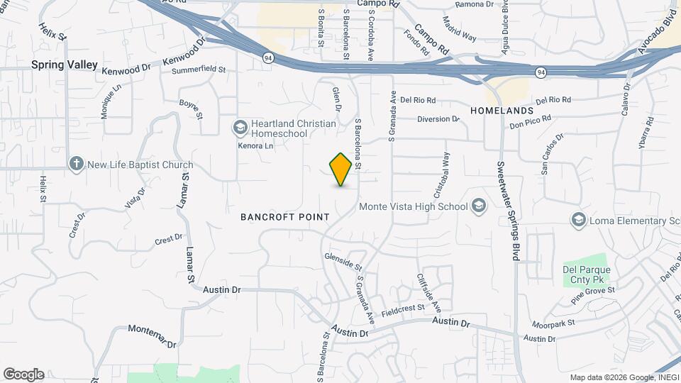 3202 S Barcelona St Map and Location Details